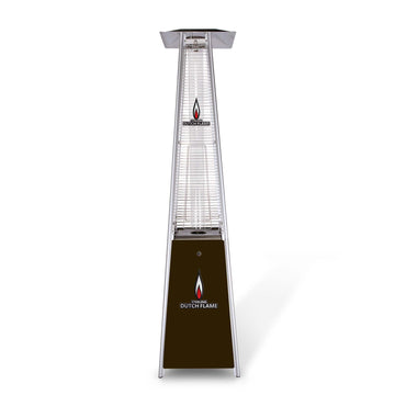 VENLO Lite KD Patio Outdoor Pyramid Heater Bronze 52000 BTU Propane with Wheels Commercial & Residential Use